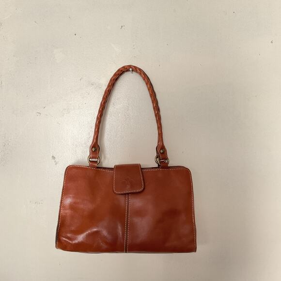 Patricia Nash Brown Leather Satchel Shoulder Bag Tote Purse Women’s Medium - Picture 14 of 14